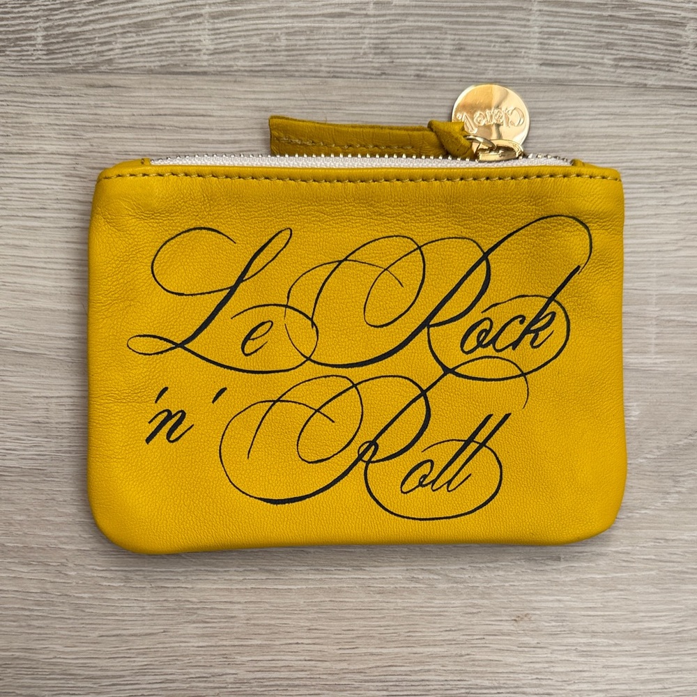 Clare V leather coin clutch